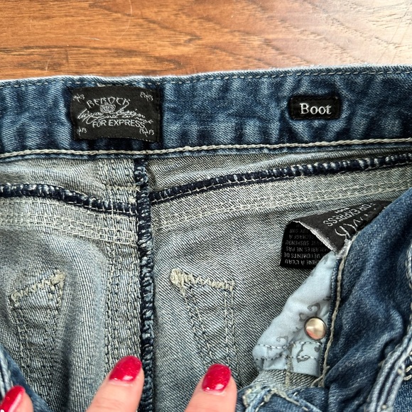 Express Rerock Boot Cut Jeans - Picture 4 of 6